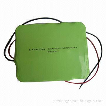 16V 12Ah LiFePO4 Battery Pack, CE, UL and RoHS Listed, High Burst Rate for Power Systems